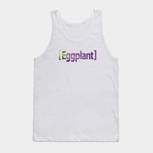 Eggplant Emoji Dad Tank Top